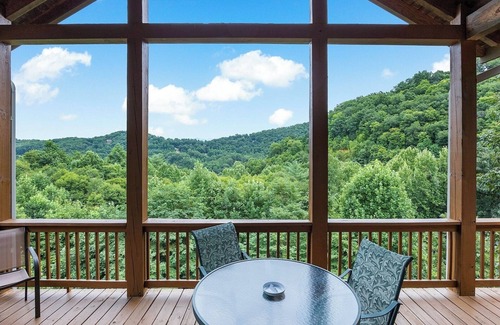Whittier Condo | New Luxury Smoky Mountain Country Club Condo, Garage, Washer & Dryer, View!