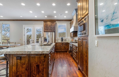 Afton House | New Luxury Water Front Oasis with New Private Dock & Hot Tub!