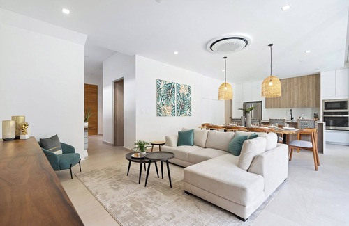 Tamarindo House | New Modern Architecture Condo Home at Beach Side Private Ranch with private pool