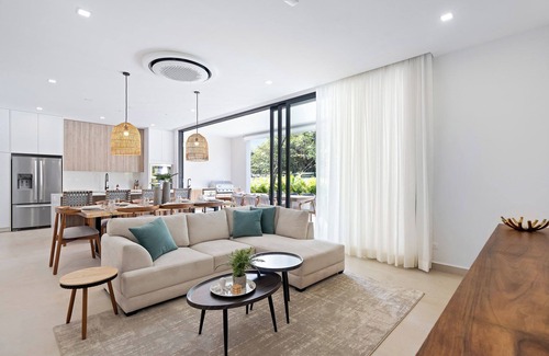 Tamarindo House | New Modern Architecture Condo Home at Beach Side Private Ranch with private pool