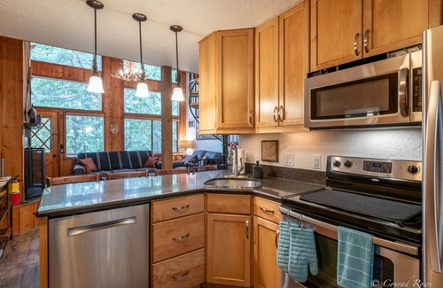 Whitefish Condo | NEW! Modern Chalet-Style Cedar Townhome