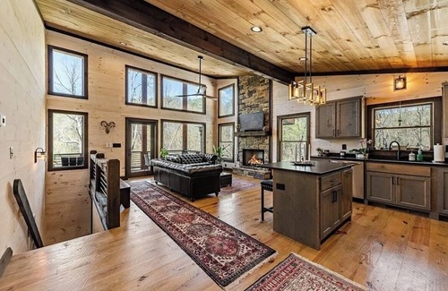 Morganton House | New Modern Rustic Mountain Home
