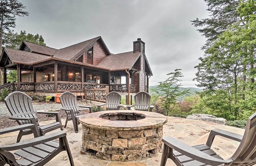 Ridges Over the Lake Cabin | NEW! Mtn View Chalet w/ Hot Tub, Game Room + More!