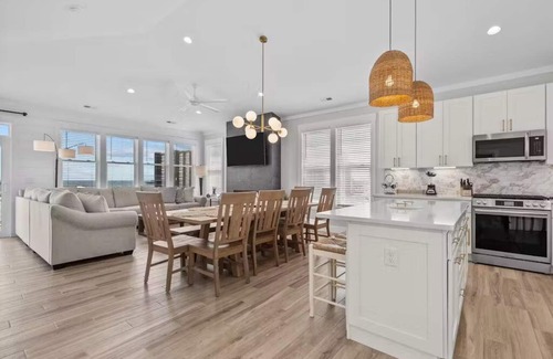 North Topsail Beach House | New Oceanfront Home, Elevator, Private Beach Access, Gazebo & Sun Deck at Dune