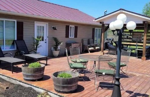 Brightwood Ski Chalet | New pickel ball court! basketball and putt putt too!