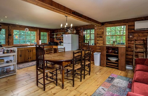 Andover Cabin | NEW! Secluded Log Cabin in the Mountains -- Minutes from Okemo