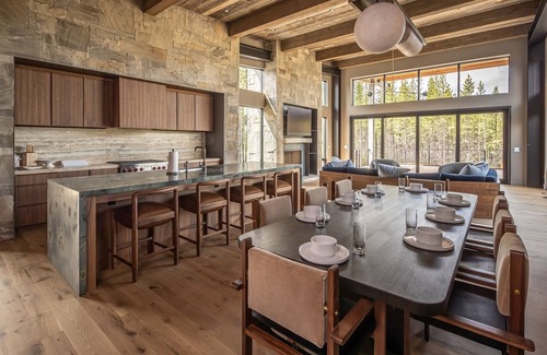 Big Sky House | New Ski-in, Ski-out Home with Private Hot Tub, Fireplaces and Mountain Views!
