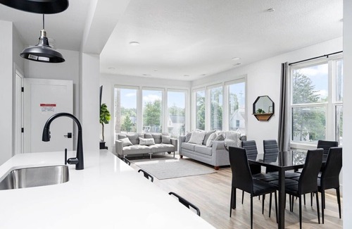 Traverse City Condo | NEW Slabtown Suites 201
