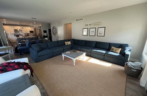West Wing Estates House | New South Haven Getaway with large 16 by 40 salt water inground pool and hot tub