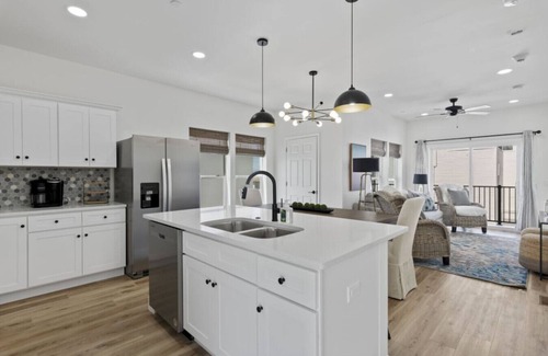 West Panama City Beach Villa | New~Steps from beach + OceanView + Plunge Pool
