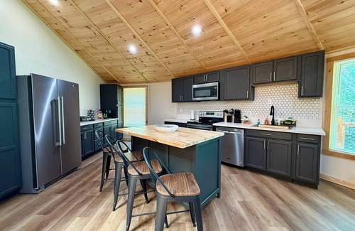 Kodak House | NEW! STUNNING LUXE Lakefront Treehouse! 3BR~4BA~MASSIVE Game Room & HT!