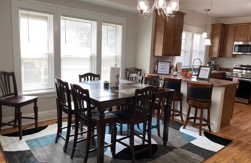 Racine House | New! Surfs Up! Pro Cleaned, Self Check in - Sleeps 14