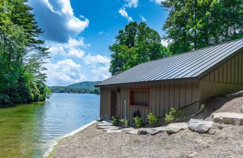 Lake Toxaway Cottage | New to Rental Market! Introducing Lake Front Crest Cottage!