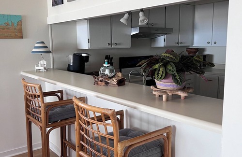 Pine Knoll Shores Condo | New to Vrbo: A relaxing oceanfront retreat. Close to activities and eateries!
