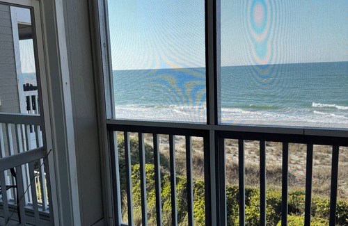 Pine Knoll Shores Condo | New to Vrbo: A relaxing oceanfront retreat. Close to activities and eateries!
