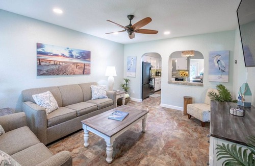 Cocoa Beach Cottage | NEW! Tropical Getaway - Walk to the Beach & Downtown!