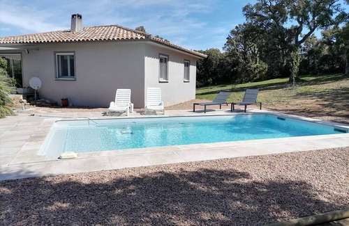 Lecci Villa | New villa with heated pool and garden 10 minutes from St Cyprien beach