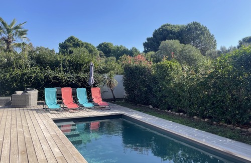 Lecci Villa | New Villa with Private Heated Pool Near Beach San Cyprien and Cala Rossa