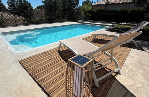 Rosieres Villa | New villa with swimming pool in Rosieres Ardèche 10 pers max