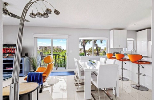 Pompano Beach Condo | NEW! Waterfront Retreat with Views & Pool Access