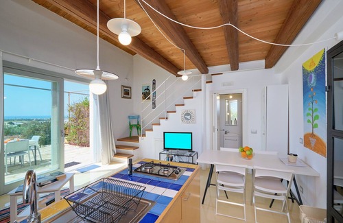 Ragusa Villa | New: Wonderful villa with sea view, infinity pool, padel court