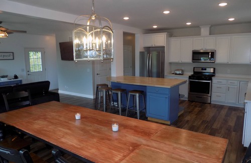 Michigan City House | NEWLY BUILT 7 Bedroom Lake Shore Drive Beach Home - Hot Tub and Fire Pit!