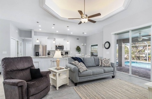 Burnt Store House | Newly built. Heated pool. Ideal for poolside relaxing and romantic gateways