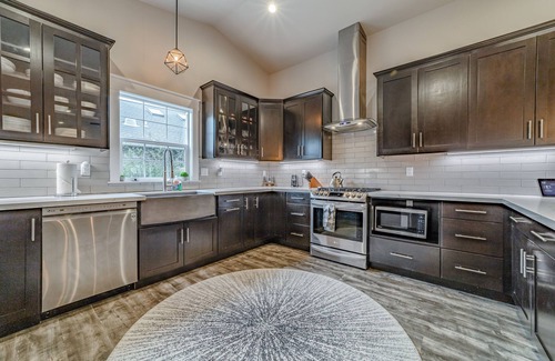 McKinleyville House | Newly built home with hot tub, fire table, game room & gym with Peloton bike