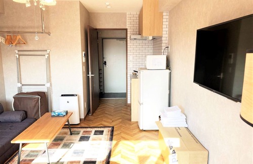Nishi Apartment | Newly built Up to 4 people allowed Nonsmoking Collaboration room 6 minutes walk to Kyocera Dom - RLiS house Osaka Dome City 803 /Osaka Ōsaka