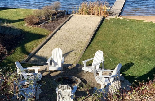 Fennville House | Newly constructed luxury home, 65 feet of shore and Harris Pontoon boat option