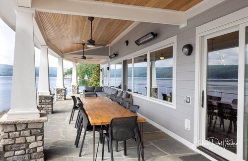 Cameron House | Newly Constructed Luxury Home On 150' Natural Beach With Dock And Hot Tub!