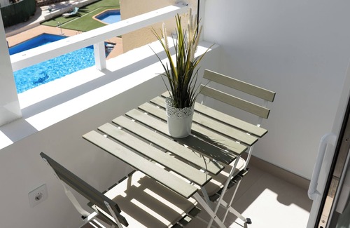 San Fernando Apartment | Newly renovated apartment with balcony, pool, and parking.