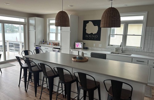 Sister Lakes House | Newly Listed! New Construction - Beautiful Lake House on All Sports Round Lake
