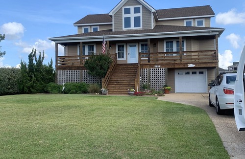 Nags Head House | Newly redecorated luxury home with stunning sunset views on the Roanoke Sound