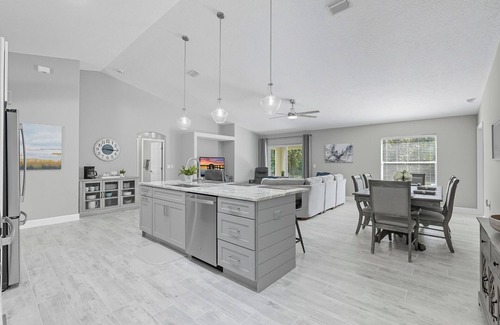 Palm Coast House | Newly Remodeled, Spacious 4-Bedroom Getaway