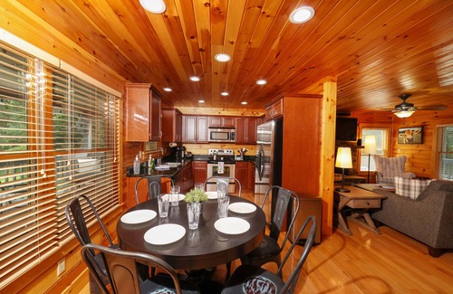 Townsend Cabin | Newly Remodeled- Spacious, Family-Friendly Cabin- Hot Tub, Arcade Room, Fire Pit