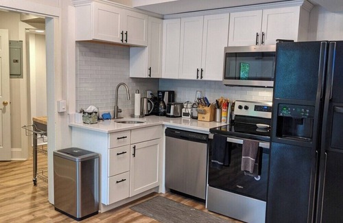 North Downtown Apartment | Newly remodeled basement apt just two blocks from the downtown mall - 2 miles to hospital