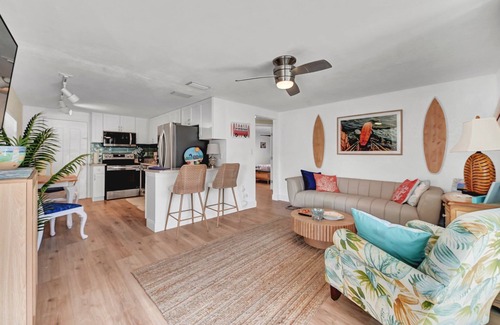 Cortez House | Newly Renovated 2 Bed with Beach Supplies, Trailer Space, Walk to Beach