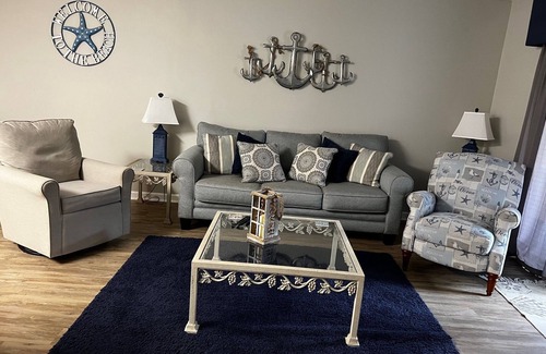 Little River Condo | Newly renovated golf condo in quiet community with pool!