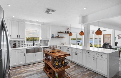 Cape Haze House | Newly renovated, Luxury 3 Bedroom pool home close to beach, private dock on Kettle Harbor.