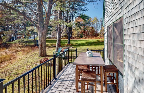 Sabino Cottage | Newly renovated waterfront dog-friendly cottage with dock, patio, & washer/dryer