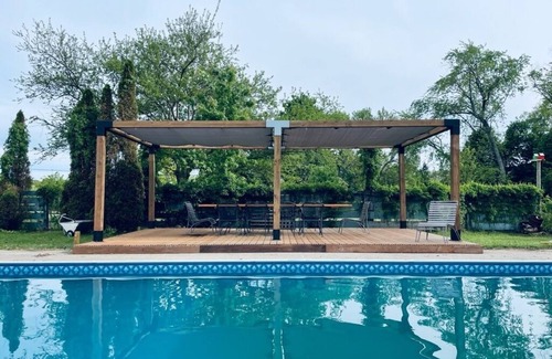 Benton Harbor House | Newly Updated Barn with Private Pool