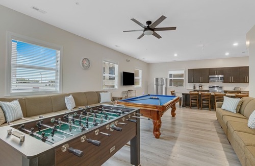 Cherry Grove Beach House | Newly Updated Private Pool/Large Media/Game Rooms/Kitchen/Dining/150ft to beach
