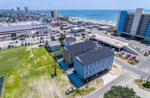 Cherry Grove Beach House | Newly Updated Large Home Media/Game Rooms/Dining/Pool/150ft to Chery Grove Beach