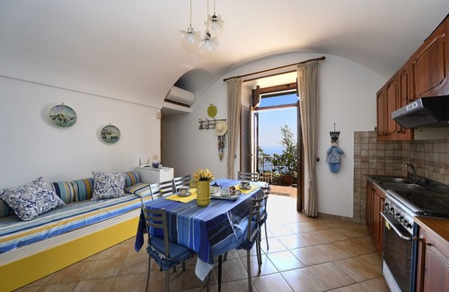 Conca dei Marini House | Nice and Romantic Apartment with Sea View