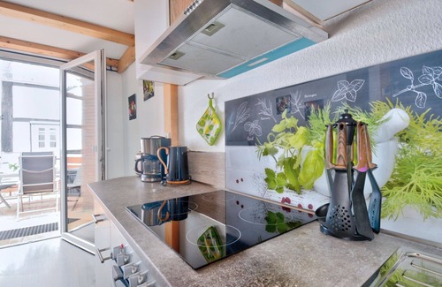 Schieder-Schwalenberg Apartment | Nice apartment for 4 people with WIFI, TV, balcony and pets allowed