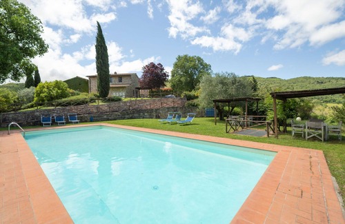 Greve in Chianti House | Nice apartment in villa for 8 guests with pool, WIFI, TV, patio and pets allowed