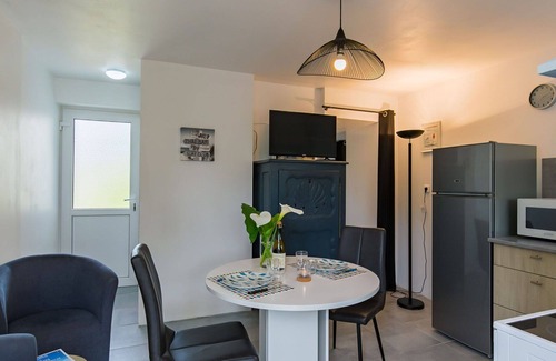 Locquirec Apartment | Nice apartment for 2 guests with WIFI, TV, terrace and pets allowed