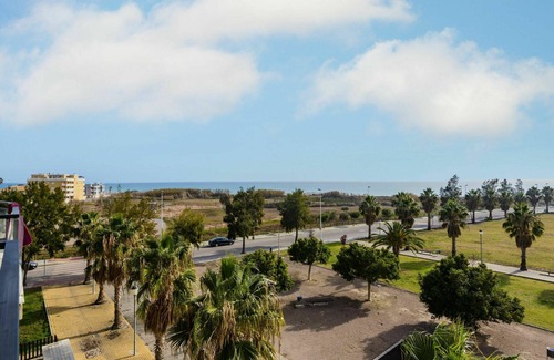 El Grau de Moncofa Apartment | Nice apartment for 4 people with pool, A/C, WIFI, TV and terrace