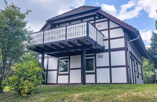 Feriendorf Frankenau House | Nice apartment in villa for 4 people with WIFI, TV, terrace and pets allowed